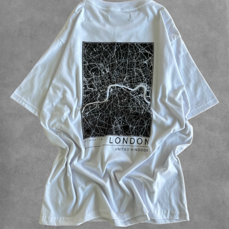 RO. LONDON MAP BLANCO